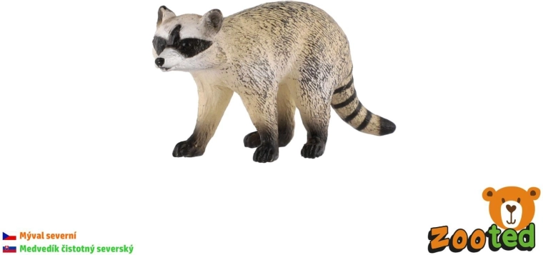 Figurină din plastic cu raton nordic de 8 cm