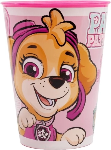 Pahar din plastic Paw Patrol roz 260 ml