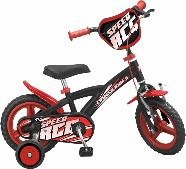 Bicicletă pentru copii TOIMSA Speed 12" negru‑roșu