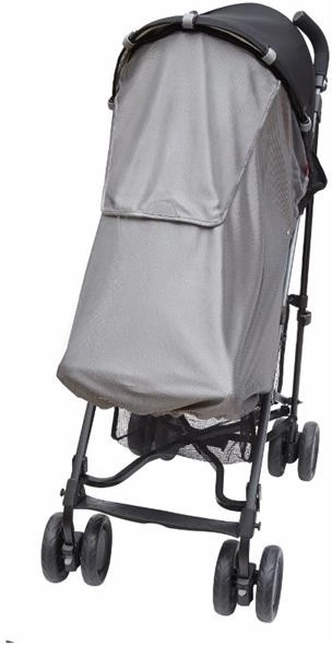 Copertină de soare pentru cărucior cu protecție UV, argintie