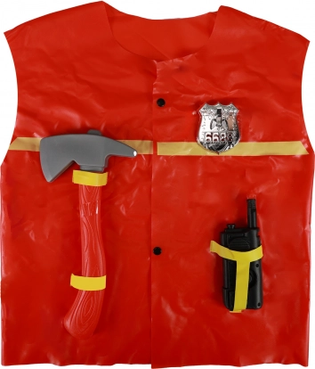 Vestă de pompier pentru copii cu accesorii