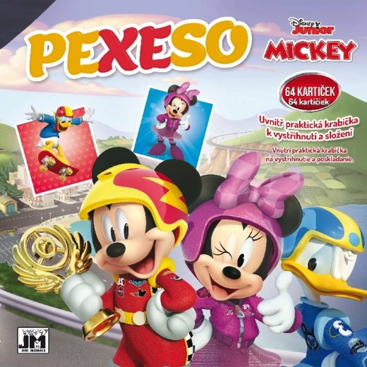 Joc de memorie în caiet Mickey Mouse