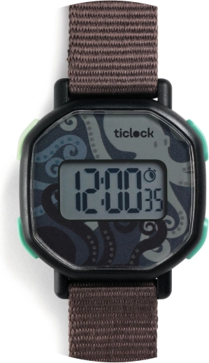 Ceas digital DJECO Black Octopus