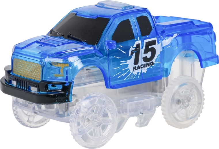 Mașinuță cu LED pregătită de cursă