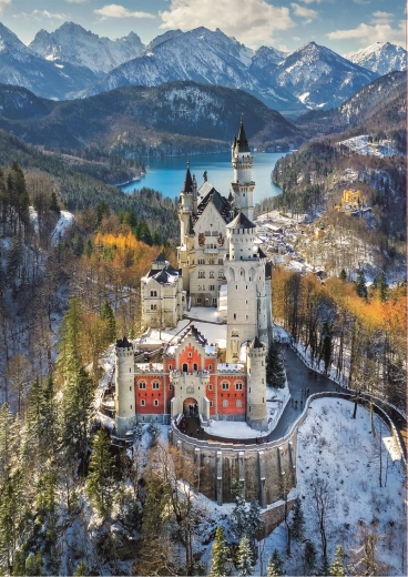 Puzzle Educa Castelul Neuschwanstein din aer 1000 piese