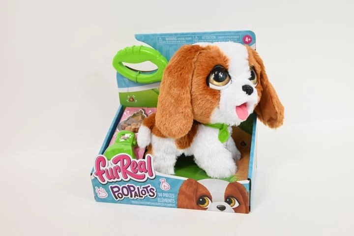 FurReal cățel de pluș interactiv Cavalier King Charles Spaniel cu lesă