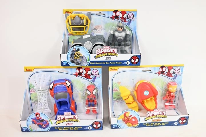 Marvel Spidey and His Amazing Friends figurină cu vehicul mobil