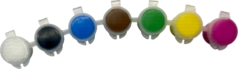 Culori vii cu recipiente resigilabile