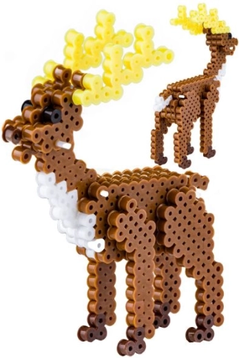 Pui de cerb 3D finalizat ca decorațiune
