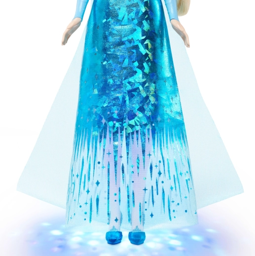 Efecte luminoase magice pe rochie