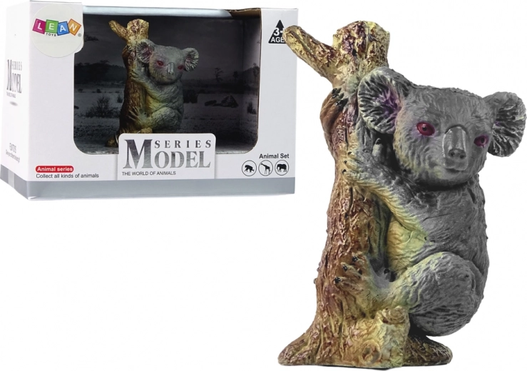 Figurină de koala pe copac – animale de la zoo