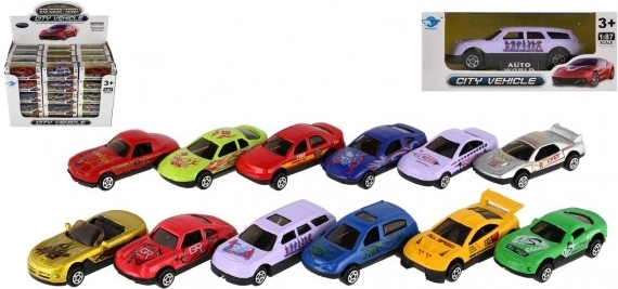 Model de mașină metalică 7 cm - mix variat