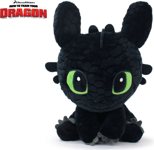 Dragon de pluș Știrbul (Toothless) Cum să-ți dresezi dragonul 60 cm