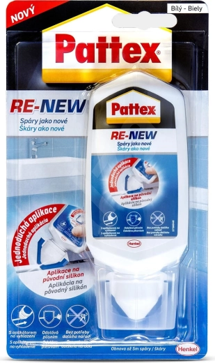 Silicon de reparație alb 80 ml PATTEX RE-NEW