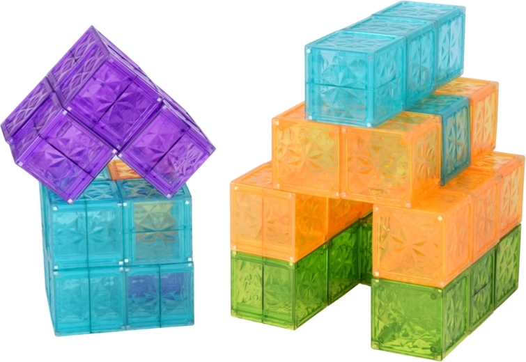 42 de cuburi transparente în pachet