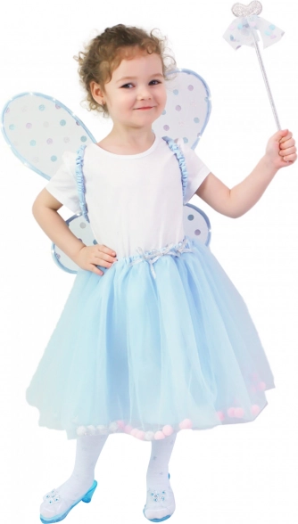 Costum pentru copii - Zâna Modrenka cu aripi luminoase