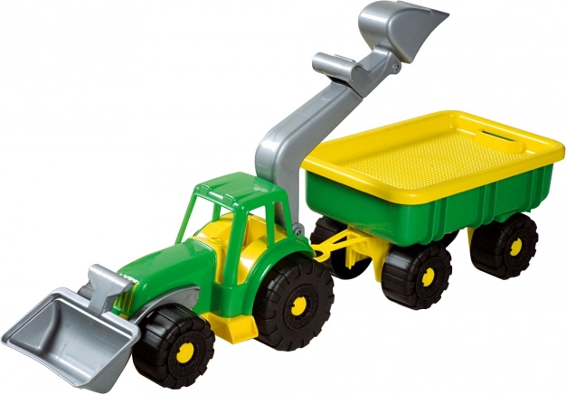 Androni încărcător frontal cu remorcă Power Worker 58 cm – Verde