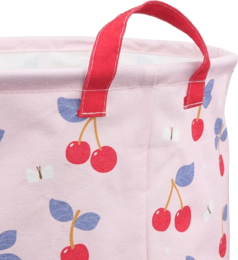 A Little Lovely Company coș de depozitare pentru jucării – cireșe