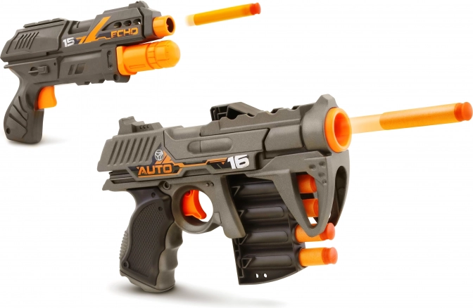 Pistoale cu proiectile din spumă Blackfire Auto Scout și Echo‑1, 21 cm, set 2 buc