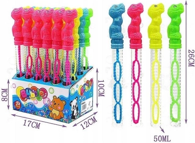 Soluție de făcut baloane de săpun dinosaurus 26 cm