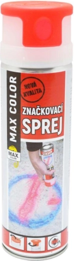 Spray de marcare MAX COLOR 500 ml – roșu fluorescent