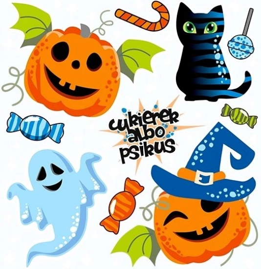 Apatchi termocolante Halloween – coală mică