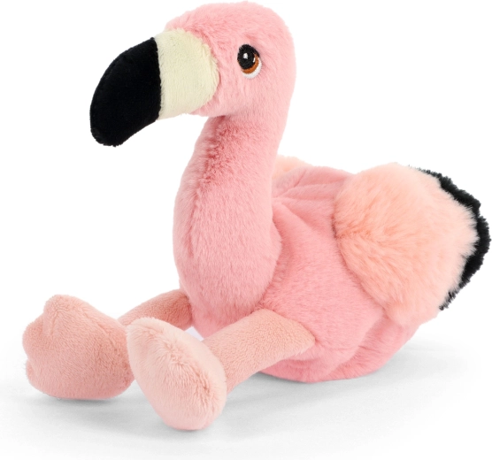 Flamingo de pluș colecționabil Keeleco, 13 cm