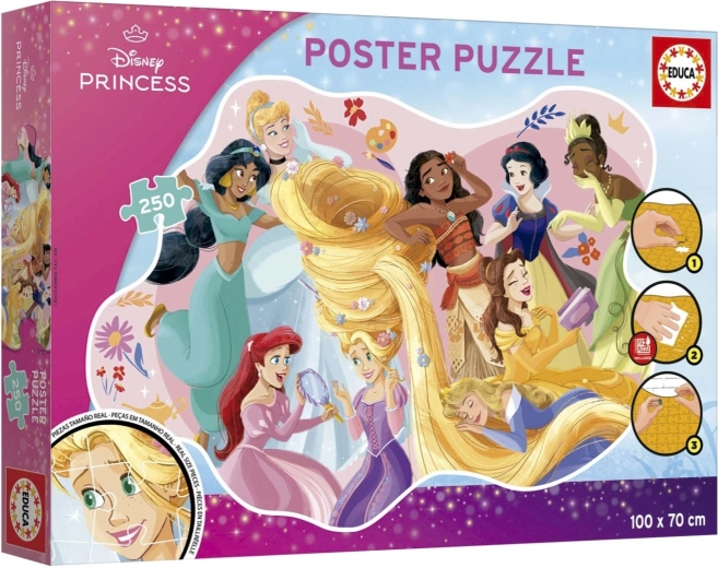 Puzzle tip poster Educa Disney Prințese 250 de piese
