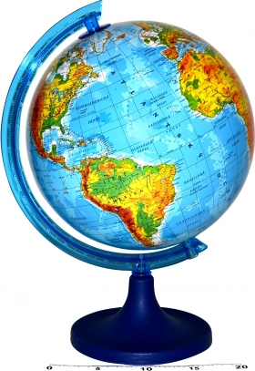 Globus geografic 25 cm
