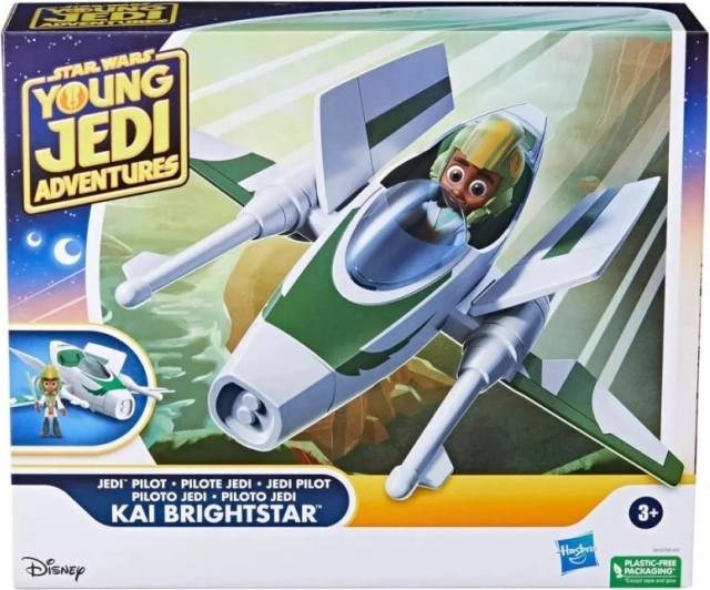 Star Wars Young Jedi Adventures – nava spațială a lui Kai Brightstar cu figurină