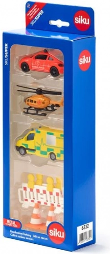 Set cadou cu vehicule de salvare SIKU