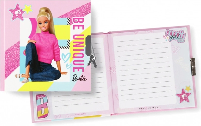 Jurnal Barbie cu lacăt - 1 bucată