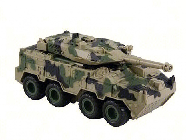 Vehicul militar cu volantă cu efecte