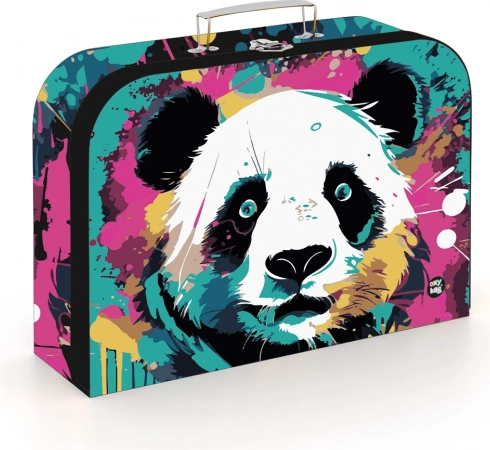 Geantă rigidă pentru copii din laminat Panda 34 cm