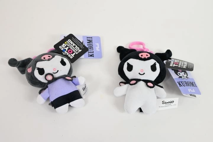 Hello Kitty Sanrio Kuromi breloc de pluș 14 cm