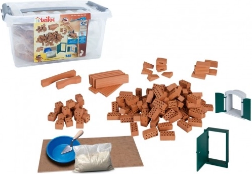 Set de construcție Teifoc Creative Box I 145 piese în cutie din plastic 30x20x15 cm