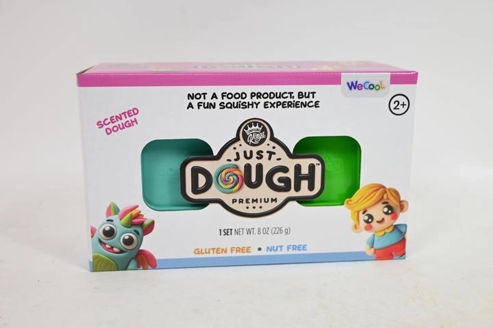 Wecool Just Dough plastilină 2 buc. (albastră și verde)