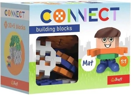 Set de construcție Connect Pocket Boy Mat, 35 de piese