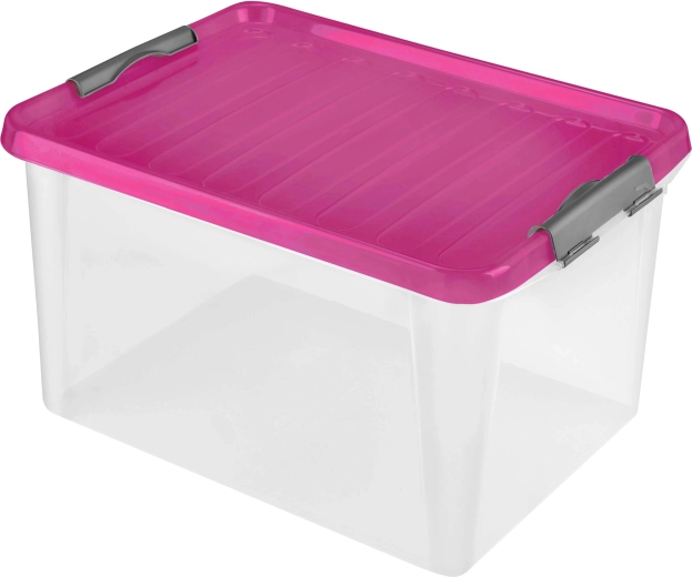 Cutie de depozitare din plastic cu capac HEIDRUN 31 l