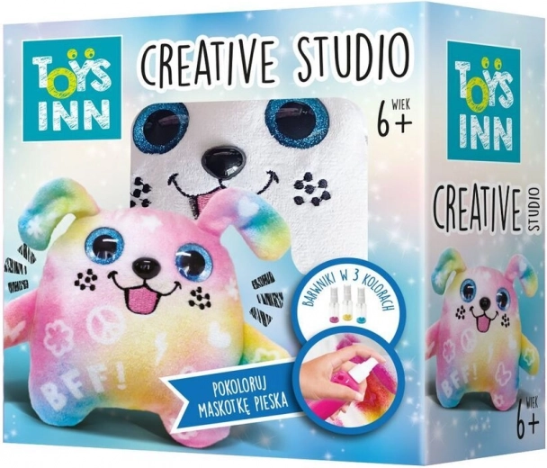 Set creativ Spray Dye – cățel de pluș pentru colorat