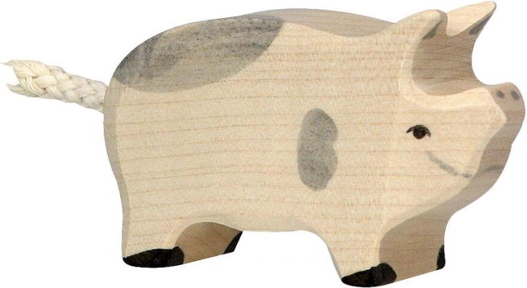 Figurină Holztiger purceluș pătat - 1 bucată