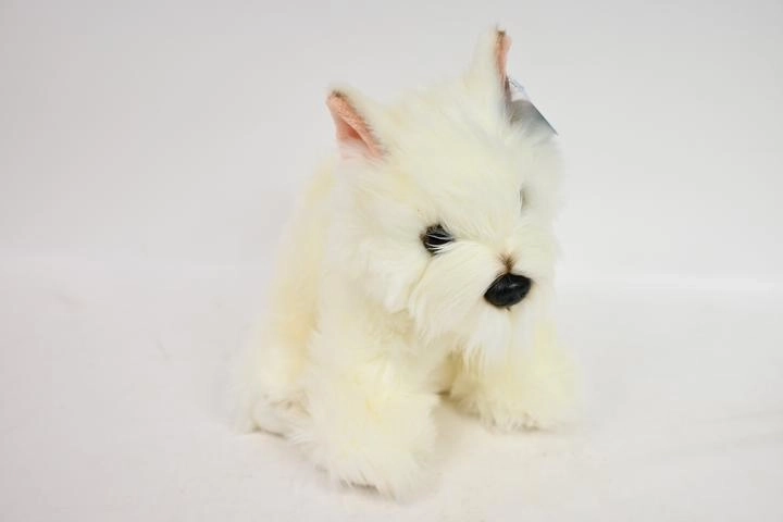 Câine de pluș West Highland Terrier în șezut 30 cm
