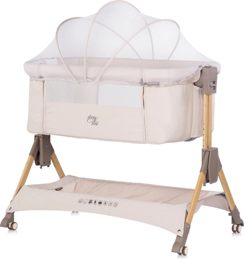 Chipolino pătuț atașabil SleepNFold 2v1 cashmere