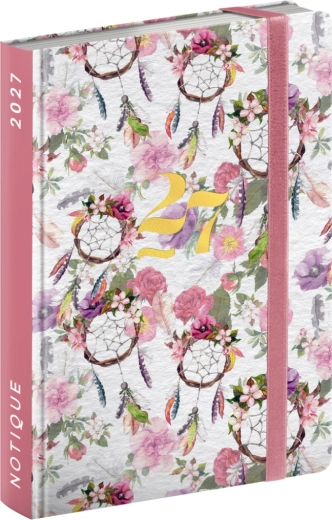 Agendă săptămânală de buzunar Notique Dream Catcher 2027 (9,8 × 14,5 cm)