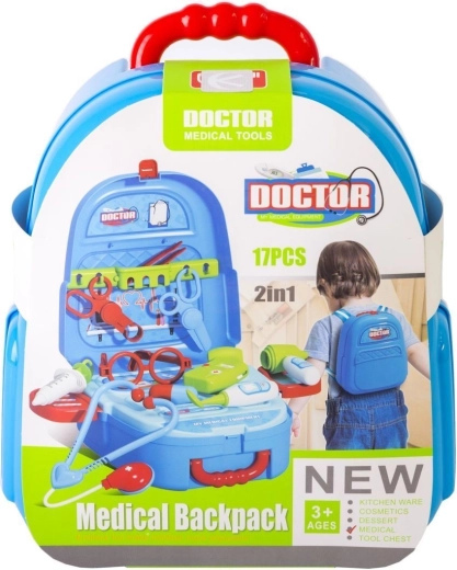Set medical pentru copii într-un rucsac practic - 1 bucată