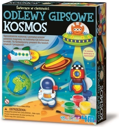 set creativ mulaje din ghips – spațiul cosmic