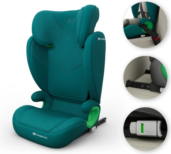 ISOFIX stabil cu indicatori de montaj corect