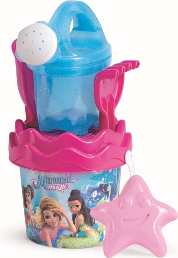 Androni set pentru nisip Zânele Mării cu stropitoare – mic, 6 piese