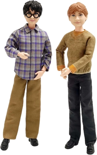 2 figurine detaliate: Harry Potter și Ron Weasley