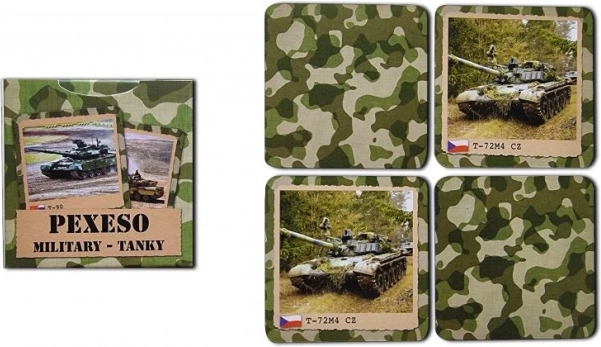 Pexeso Retro Tancuri Militare